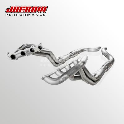 China 304 Stainless Steel High Performance 304SS Downpipe + Exhaust Manifold For Ford Mustang 5.0L 2015-2018 for sale