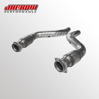 China 304 Stainless Steel High Performance 304SS Exhaust Downpipe For Dodge Challenger Downpipe for sale