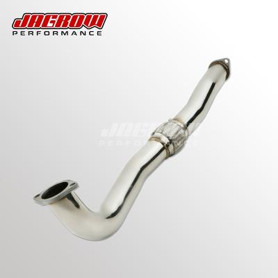 China 304 Stainless Steel High Performance 304SS Exhaust Downpipe For Mitsubishi EVO 6 Downpipe for sale