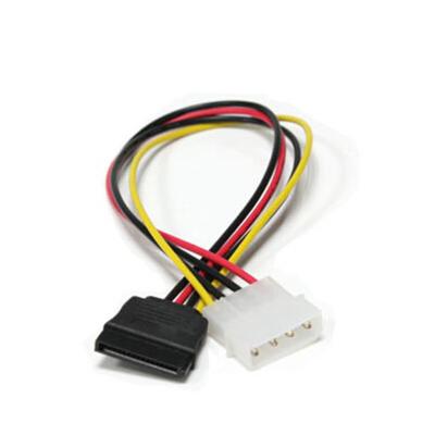 China Big Computer 4PIN To SATA Power Cable Serial Power Cord 4pin To Dual 15pin for sale