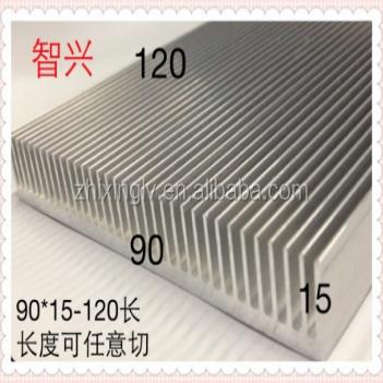 China Dense Electronic Aluminum Radiator 90*15-120 Length Aluminum Radiator Teeth Radiator / Electronic Aluminum Radiator for sale