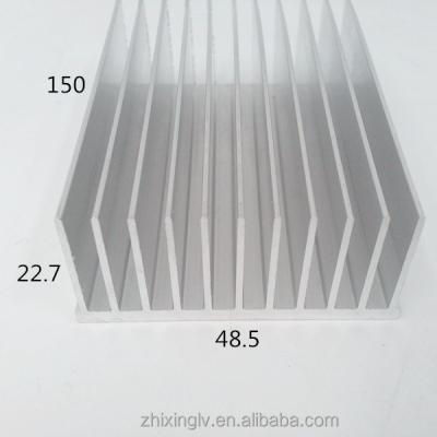 China 48.5*22.7-150 Led Aluminum Heatsink Flat Aluminum Radiator Aluminum Profile Custom Flexible Radiator for sale