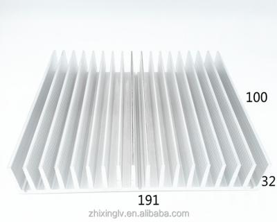 China Custom 6063 Radiator Radiator Aluminum Aluminum Extrusion Profiles China Supplier 191*32-100 aluminum radiotar for sale