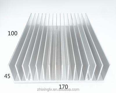 China Heatsink China Supplier Shenzhen Electronics Alloy Extrusion Heatsink 170*45-100 Aluminum Heatsink for sale