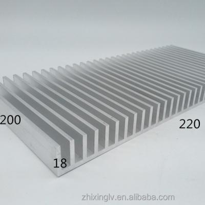 China Heatsink Factory Price Energy Efficient Aluminum Radiator Profiles Aluminum Sink 220*18-200 for sale