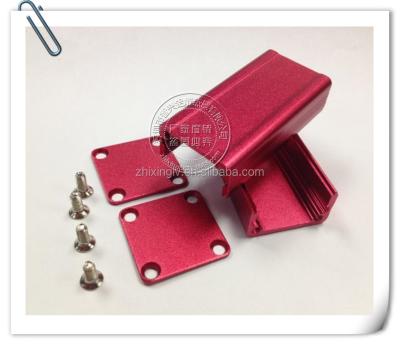 China Split type aluminum shell/small aluminum power supply shell 25*25-50 length/split type aluminum extrusion box W25*H25 for sale