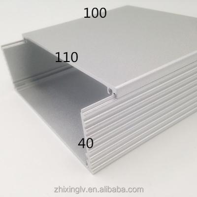 China Aluminum Extruded Aluminum Electronic Aluminum Box 110*40-100Length / Aluminum Extrusion Box for sale