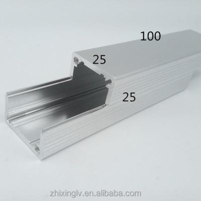 China With Popular, High Quality And Competitive Price Aluminum Box 25*25-100 Length Power Supply Aluminum Box / Aluminum Extrusion Box for sale