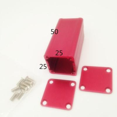 China High Quality Aluminum Enclosures 25*25-50 Length Aluminum Box / Aluminum Extrusion Box for sale