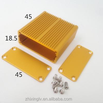 China With Good Price Power Supply Aluminum Extrusion Box High Quality Aluminum Box 45*18.5-45 Length Aluminum Extrusion Box for sale