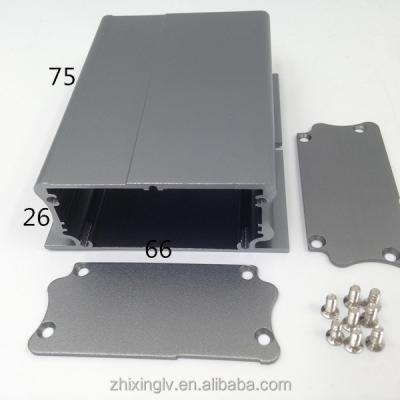 China Factory 6063 Aluminum Aluminum Fencing Aluminum Profiles 66*26-75 Length Aluminum Extrusion Box for sale