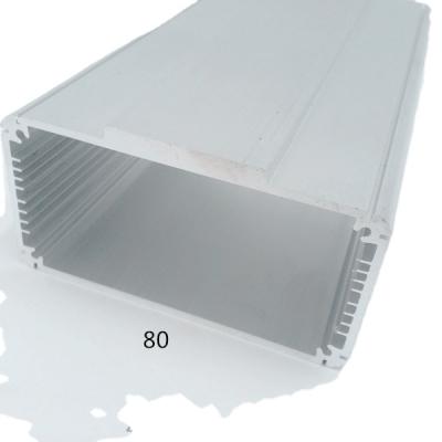 China Low price aluminum aluminum profiles for differen aluminum enclosures 80*43.5-1000 length aluminum box for sale