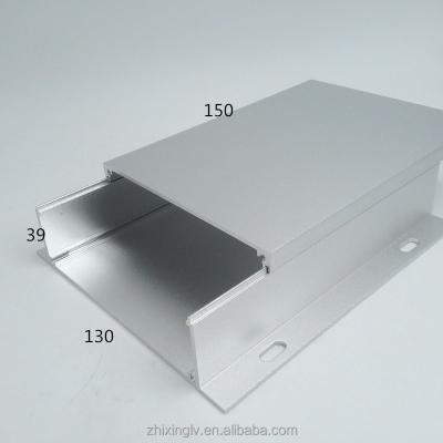 China Supplier 130*39-150 Length Aluminum Box High Quality Industrial Extruded Aluminum Box / Aluminum Extrusion Box for sale