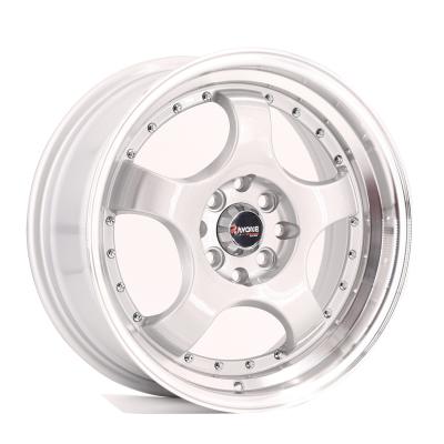 China White 19 Inch Milled DM143 Alloy Aluminum Lip Lettering Custom Alloy Wheel for sale