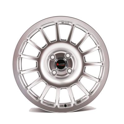 China Aftermarket Car Wheel DM126 16 Inch 4x100 Aluminum Alloy Hyper Sports Wheel Black Rim for sale