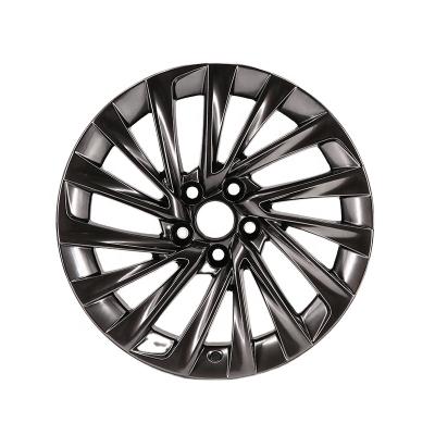 China Hyper Black Alloy A034 Painting 5x114.3 Aluminum Passenger Car Full Rim For Toyota for sale