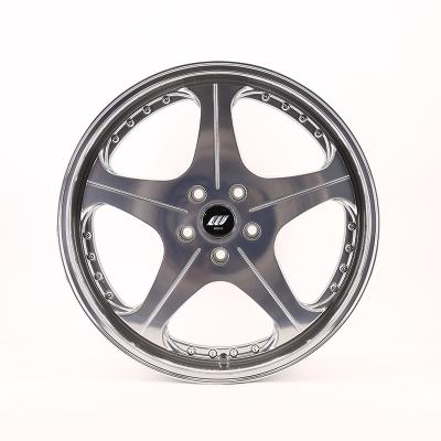 China DM026 18 Inch Cast Iron Aftermarket Car Wheel Racing Classic Wheels Rims For Sports Cars for sale