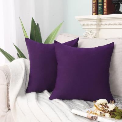 China Purple Blanket 45x45 cm (18x18 inch) Hotel Tile Sofa Cushion Pillow Cover 1piece for sale