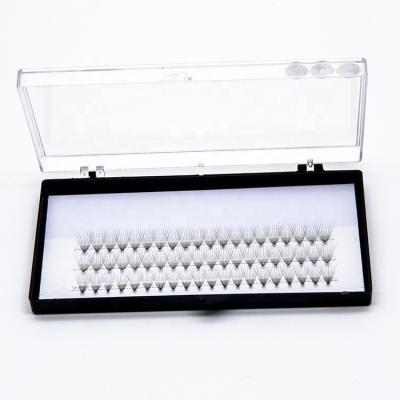 China Eyelash Extensions One Tuft Of 10 Pre Fan Lashes With Customized Box for sale