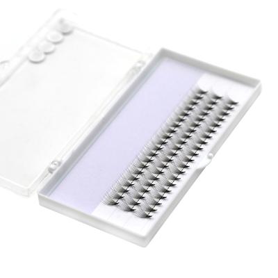 China Unique Natural Eyelash Extensions Private Label Tray Half Premade Russian 0.05 0.07 0.10 Volume Fans Case Packaging Lashes Extensions For Eyelash for sale