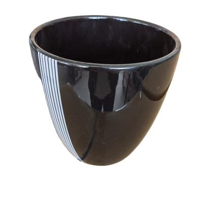 China 2022 eco-friendly high quality ceramic flower pots with decal printer for sale