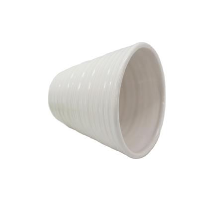 China Mini Strong Popular White Ceramic Pots For Plants Round Succulents Plant Pots for sale