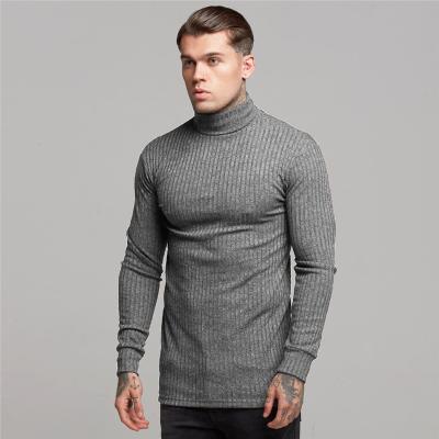 China 2021 Men's Breathable Shirt Turtle Neck Thin Breathable Long Push Up Sleeve Plus Size Mens Sweaters for sale