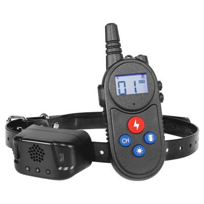 China Viable Fork Collar Dog Training Walkie Talkie No Shock Electronic Dog Collar Training Dog Bark Electronic Ultrasonic Control Device for sale