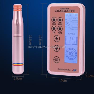 China Permanent Microblading Supplies Wholesale Permanent Tattoo Machine Gun, Digital Charmant Rotary Tattoo Machine Pen For Permanent Makeup for sale