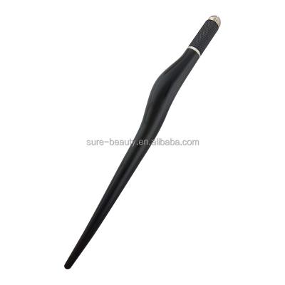 China OEM Permanent Permanent Makeup Acrylic PCD Eyebrow Tattoo Microblading Pen With Black Color Transparent Color for sale