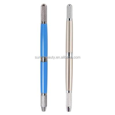 China Manual Permanent Tattoo Pen 3 in1 Eyebrow Tattoo Tebori Pen For Microblading Needles for sale