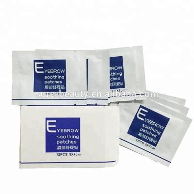 China Tattoo Makeup Aftercare 12 Pair Microblading EyebrowTattoo /box Patches For Comfortable Tattooing for sale