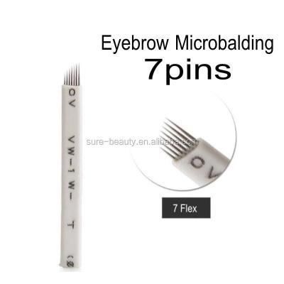 China Permanent Microblading Needle For Permanent Makeup, Microblading Handles Using Microblading Blades for sale