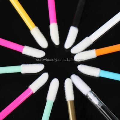 China Colorful Smudge Brush Wholesale Glod Gloss Magic Wands Applicator Lip Brush For Women Makeup Tools for sale