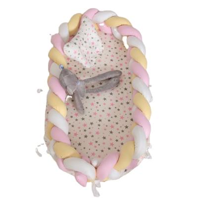 China Modern High Quality Super Soft Baby Crib Sleeping Cotton Breathable Newborn Baby Portable Nest for sale