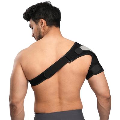 China Black Built-in Adjustable Shoulder Back Orthosis Breathable Pressure Pad Posture Pad for sale