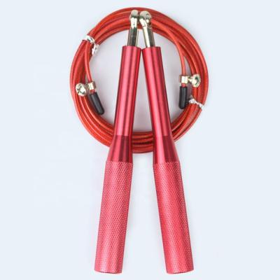 China OEM Durable Fitness Workout Aluminum Wire Stainless Steel Jump Rope for sale