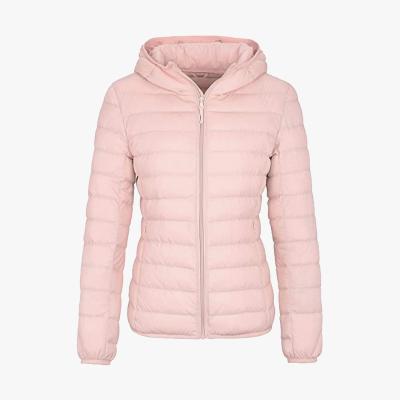 China Professional Custom Made Winter Logo Logo Long Sleeves Warm Coat Waterproof New Design Waist Down Coats For Women for sale