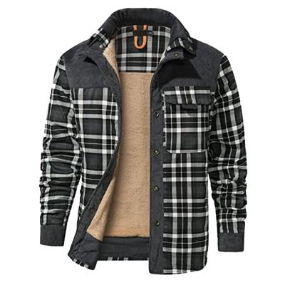 China Viable Wholesale High Quality Custom Made Men's Outdoor Casual Plaid Oversized Button Down Flannel Shirt for sale