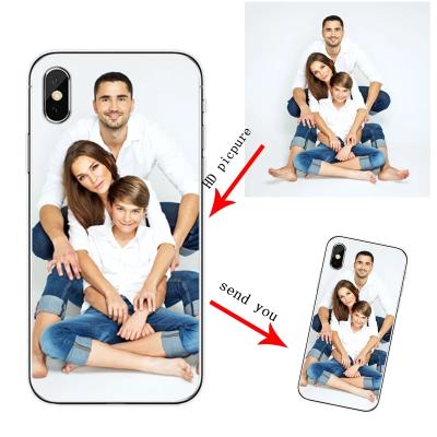 China Custom DIY Shockproof Phone Case For iPhone 13 12 8 7 6 Pro Se 11 Max 2020 Plus Customized For iPhone X XR XS Max Cover Photo for sale