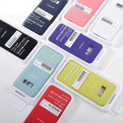 China Original Shockproof Liquid Silicone Case Retail Packaging Soft Cover Device For Samsung Galaxy S10 S20 plus s10e Note 10+ 20+ S7 edge for sale