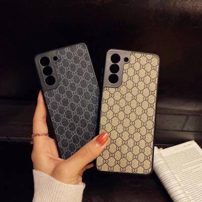 China Brand Design Luxury Shockproof Cell Phone Case Leather Cover For Samsung Galaxy Note 8 S8 S9 S10 S20 S21 9 10 Mobile Phone Accessories for sale