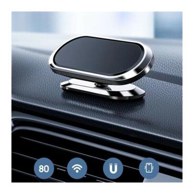 China Mini Strip Shape Magnet Phone Magnetic Universal Car Mount Holder Stand Magnetic Metal Mobile Phone Holder For Car for sale