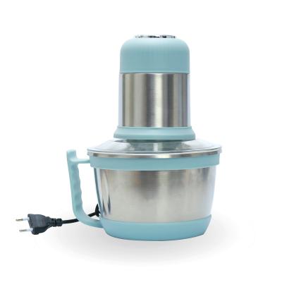 China Household 3L Electric Stainless Steel Meat Grinder Blender Machine Mixing Chopper Mixer Blender Housing Grinder for sale