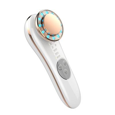 China Anti-Puffiness Massager Facial Beauty Electric Facial Massager Machines Hot Cold Infrared Face Massager for sale