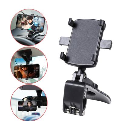 China In-Car Car Phone Clip Mount Stand Up Flexible 360 ​​Degree Rotation Car Mount Cell Phone Holder for sale