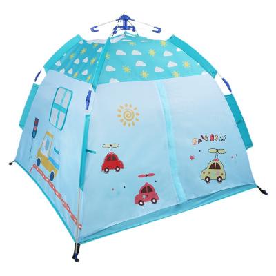 China 1-2 Princess Baby Kids Beach Indoor Outdoor Tent Automatic Children Play Camping Tent for sale