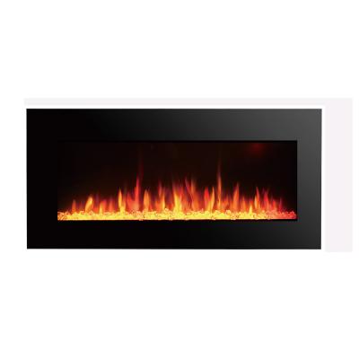 China Hotel Electric Fireplace Wall Mounted with Flame Distressed Fireplace Wood Media Electric Fireplace 2000W with LED COLOR CHANGE for sale