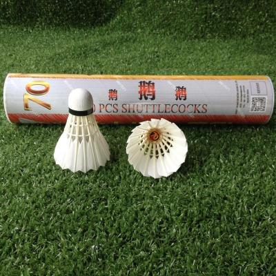 China Anhui factory regular competition promotional badminton shuttlecocks with lowest price for sale