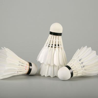 China Goose feathers speed lingmei 10 badminton hot selling shuttlecock durable pro shuttlecock training grade best price for sale